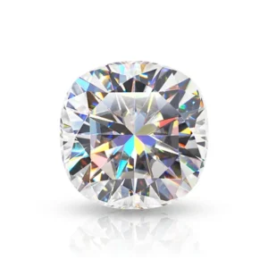 Cushion Cut white color moissanite loose stone